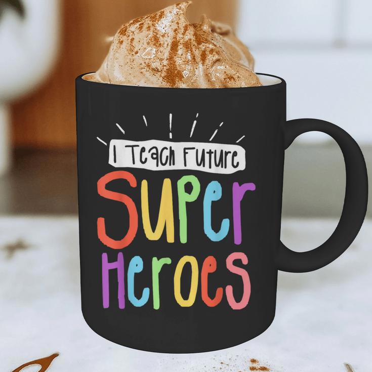 I Teach Future Superheroes Teacher Teaching Graphic Print Coffee Mug, novelty gifts, funny gifts I Teach Future Superheroes Teacher Teaching Graphic Print Coffee Mug, novelty gifts, funny gifts
