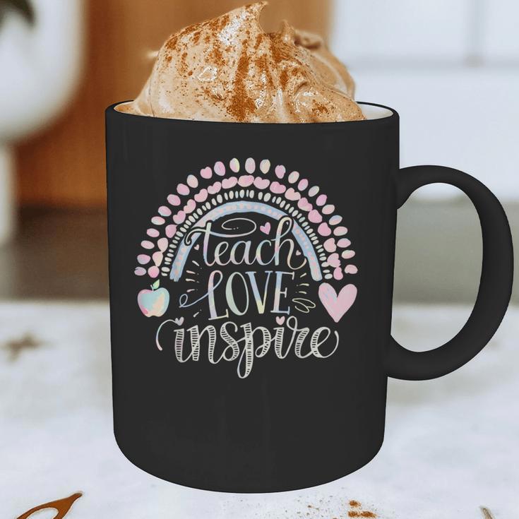 Teach Love Inspire Teacher Graphic Print Coffee Mug, novelty gifts, funny gifts Teach Love Inspire Teacher Graphic Print Coffee Mug, novelty gifts, funny gifts