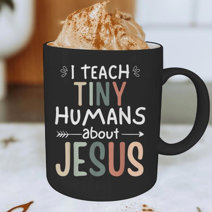 I Teach Tiny Humans About Jesus Teacher Sunday School Faith Graphic Print Coffee Mug, novelty gifts, funny gifts I Teach Tiny Humans About Jesus Teacher Sunday School Faith Graphic Print Coffee Mug, novelty gifts, funny gifts