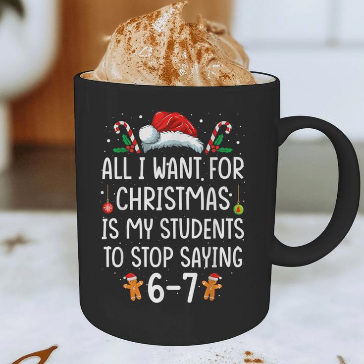 Teacher 67 Christmas Six Seven 6-7 For Men Women Humor Graphic Print Coffee Mug, novelty gifts, funny gifts Teacher 67 Christmas Six Seven 6-7 For Men Women Humor Graphic Print Coffee Mug, novelty gifts, funny gifts