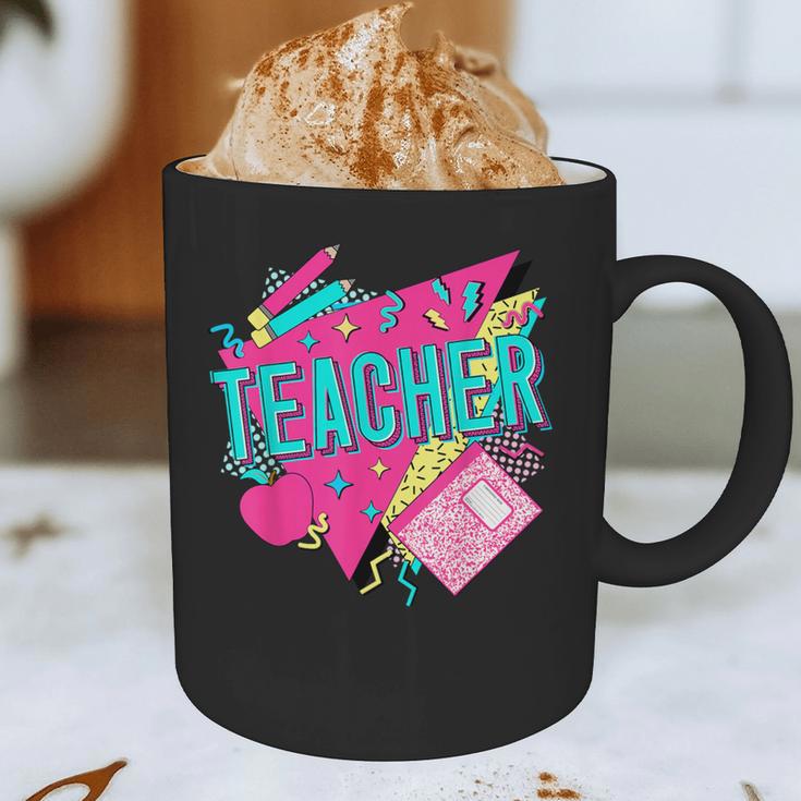 Teacher 90s Retro Colorful Teacher Of The 90s Back To School Graphic Print Coffee Mug, novelty gifts, funny gifts Teacher 90s Retro Colorful Teacher Of The 90s Back To School Graphic Print Coffee Mug, novelty gifts, funny gifts