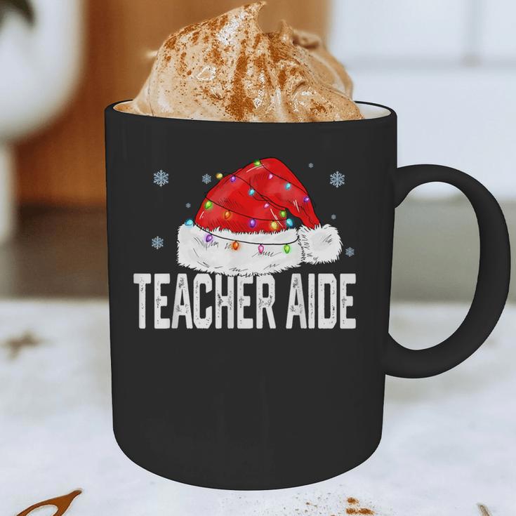 Teacher Aide Christmas Women Family Matching Group Xmas Graphic Print Coffee Mug, novelty gifts, funny gifts