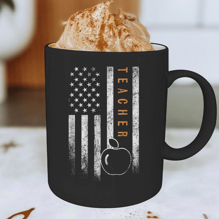 Teacher American Flag Teacher's Day Teaching Graphic Print Coffee Mug, novelty gifts, funny gifts Teacher American Flag Teacher's Day Teaching Graphic Print Coffee Mug, novelty gifts, funny gifts