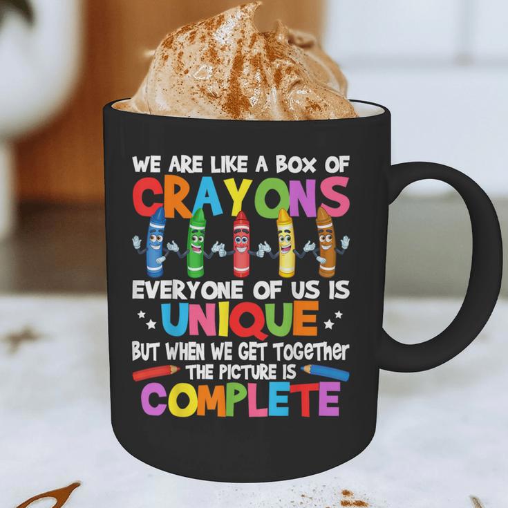 Teacher We Are Like a Box Of Crayons For Men Women Kids Graphic Print Coffee Mug, novelty gifts, funny gifts Teacher We Are Like a Box Of Crayons For Men Women Kids Graphic Print Coffee Mug, novelty gifts, funny gifts