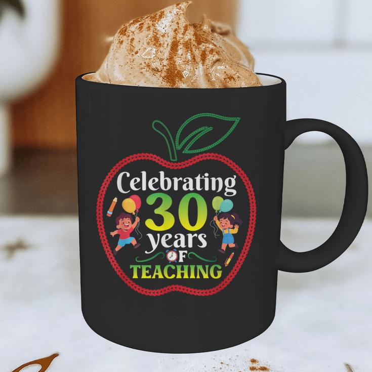 Teacher Celebrating 30 Years Of Teaching Students School Graphic Print Coffee Mug, novelty gifts, funny gifts