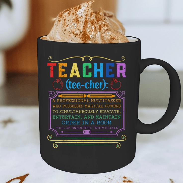 Teacher Definition Teaching School Teacher Graphic Print Coffee Mug, novelty gifts, funny gifts Teacher Definition Teaching School Teacher Graphic Print Coffee Mug, novelty gifts, funny gifts