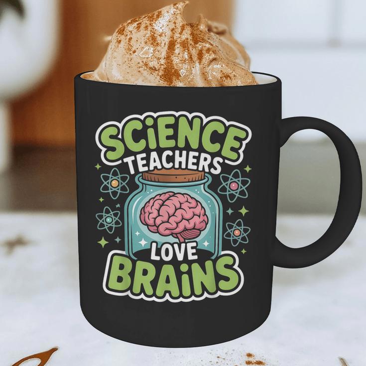 Teacher Halloween Costume Science Teachers Love Brains Graphic Print Coffee Mug, novelty gifts, funny gifts Teacher Halloween Costume Science Teachers Love Brains Graphic Print Coffee Mug, novelty gifts, funny gifts