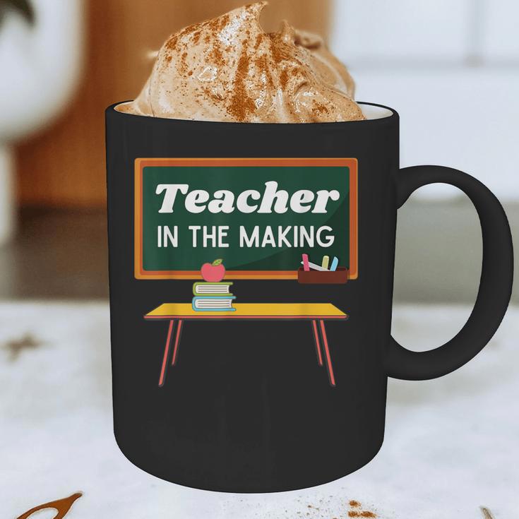 Teacher In The Making Future Teacher Kids Back To School Graphic Print Coffee Mug, novelty gifts, funny gifts Teacher In The Making Future Teacher Kids Back To School Graphic Print Coffee Mug, novelty gifts, funny gifts