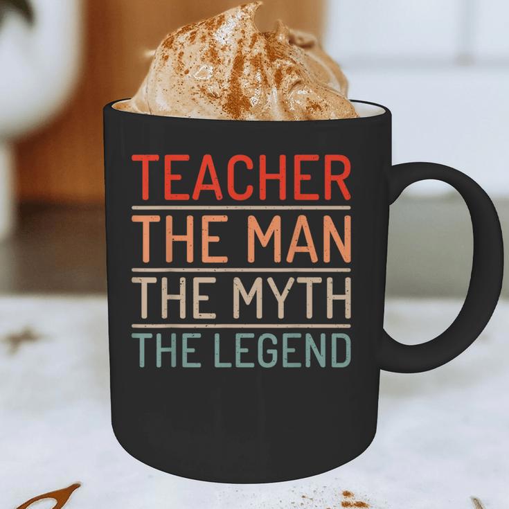 Teacher The Man The Myth The Legend School Holiday Teacher Graphic Print Coffee Mug, novelty gifts, funny gifts Teacher The Man The Myth The Legend School Holiday Teacher Graphic Print Coffee Mug, novelty gifts, funny gifts