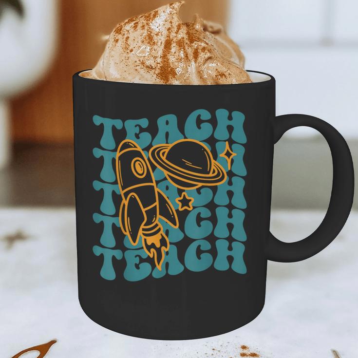 Teacher Outer Space Science Astronomy Planet Saturn Teach Graphic Print Coffee Mug, novelty gifts, funny gifts Teacher Outer Space Science Astronomy Planet Saturn Teach Graphic Print Coffee Mug, novelty gifts, funny gifts