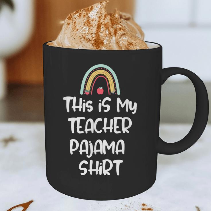 This Is My Teacher Pajama Shirt Teacher Life Tee Graphic Print Coffee Mug, novelty gifts, funny gifts This Is My Teacher Pajama Shirt Teacher Life Tee Graphic Print Coffee Mug, novelty gifts, funny gifts