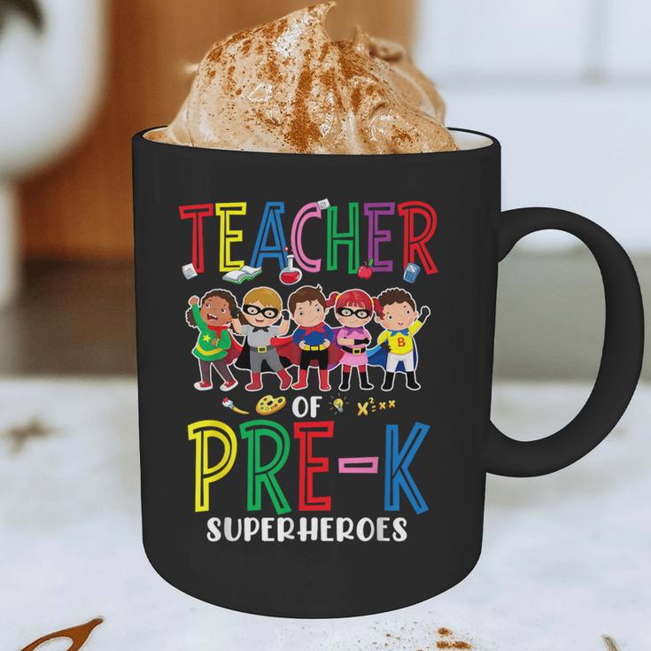 Teacher Of Pre K Superheroes Teacher New School Year Men Women Graphic Print Coffee Mug, novelty gifts, funny gifts Teacher Of Pre K Superheroes Teacher New School Year Men Women Graphic Print Coffee Mug, novelty gifts, funny gifts