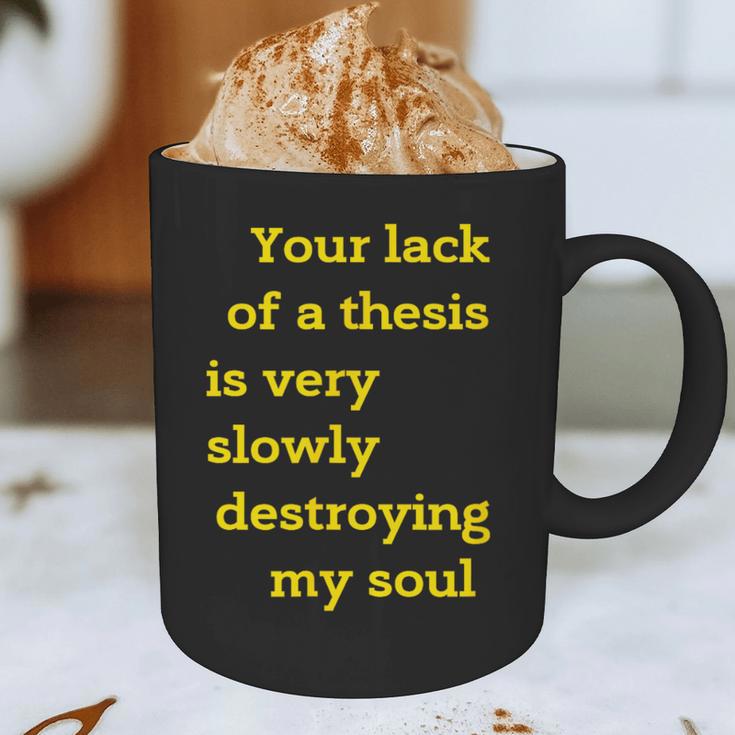 Teacher Or Professor Essay Thesis Writing Joke For Men Women Graphic Print Coffee Mug, novelty gifts, funny gifts