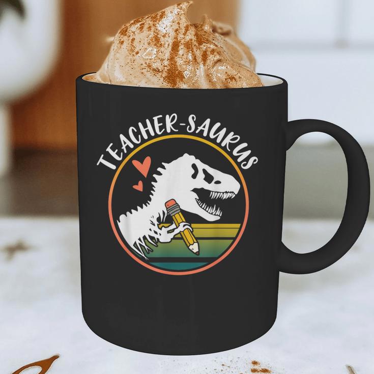 Teacher-Saurus Dinosaur Teacher Design T-Rex Design Graphic Print Coffee Mug, novelty gifts, funny gifts Teacher-Saurus Dinosaur Teacher Design T-Rex Design Graphic Print Coffee Mug, novelty gifts, funny gifts