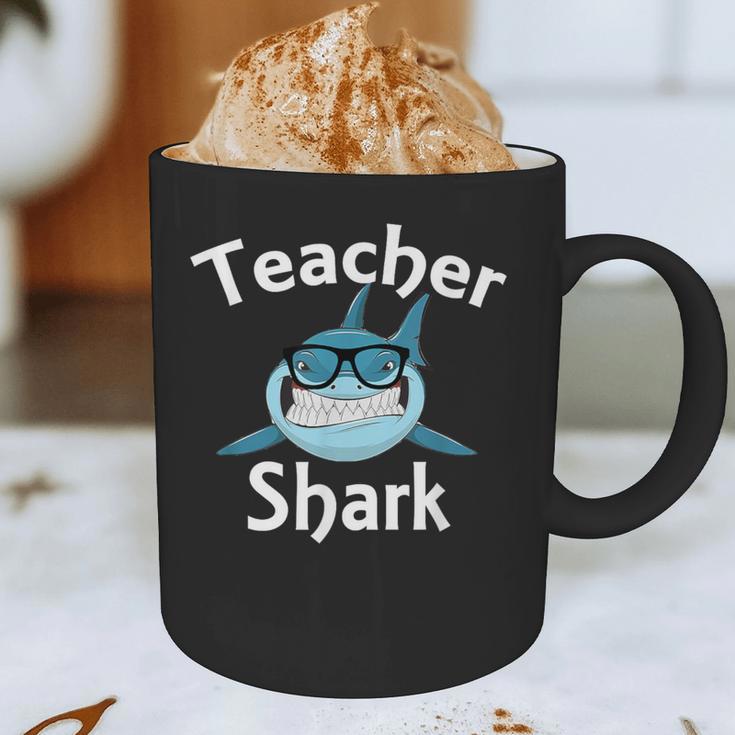 Teacher Shark Teacher For Men Women Graphic Print Coffee Mug, novelty gifts, funny gifts Teacher Shark Teacher For Men Women Graphic Print Coffee Mug, novelty gifts, funny gifts
