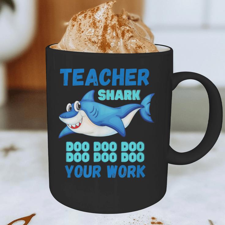 Teacher Shark Do Your Work Graphic Print Coffee Mug, novelty gifts, funny gifts Teacher Shark Do Your Work Graphic Print Coffee Mug, novelty gifts, funny gifts