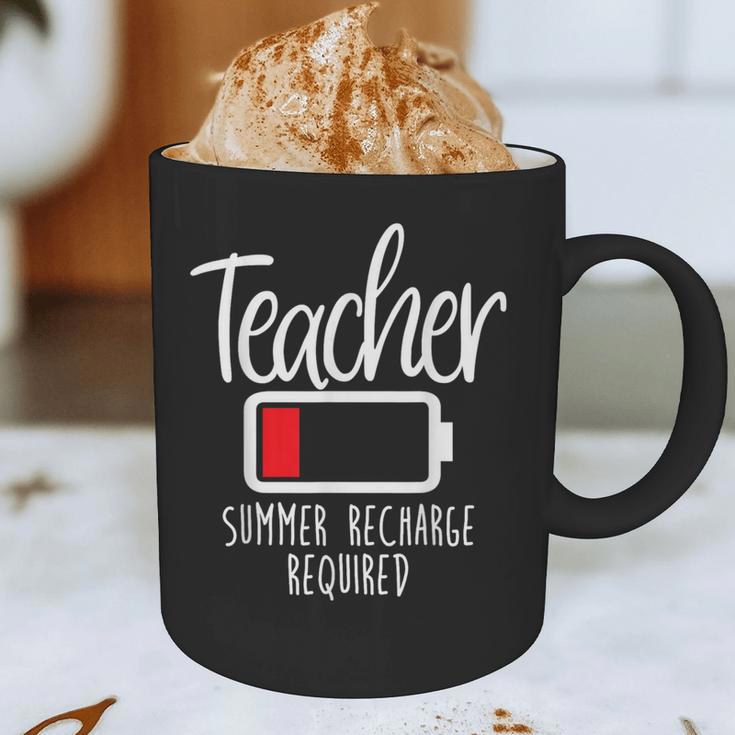 Teacher Summer Recharge Required Last Day School Women Graphic Print Coffee Mug, novelty gifts, funny gifts Teacher Summer Recharge Required Last Day School Women Graphic Print Coffee Mug, novelty gifts, funny gifts