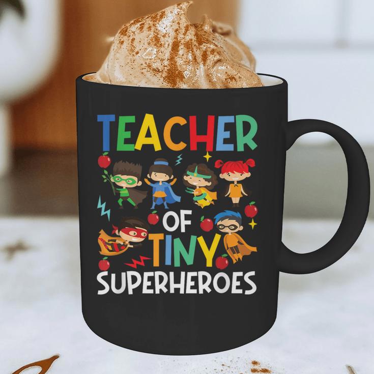 Teacher Of Tiny Superheroes Teach 100th Day Of School Men Women Girls Kids Graphic Print Coffee Mug, novelty gifts, funny gifts Teacher Of Tiny Superheroes Teach 100th Day Of School Men Women Girls Kids Graphic Print Coffee Mug, novelty gifts, funny gifts