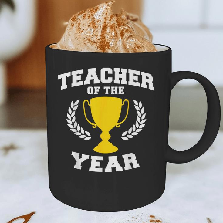 Teacher Of The Year For Men Women Graphic Print Coffee Mug, novelty gifts, funny gifts Teacher Of The Year For Men Women Graphic Print Coffee Mug, novelty gifts, funny gifts