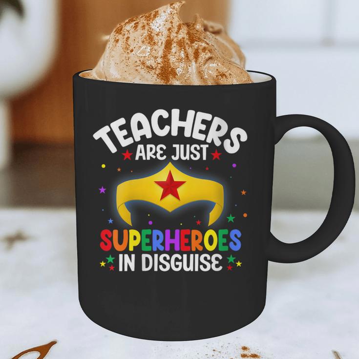 Teachers Are Just Superheroes In Disguise School Women Men Graphic Print Coffee Mug, novelty gifts, funny gifts Teachers Are Just Superheroes In Disguise School Women Men Graphic Print Coffee Mug, novelty gifts, funny gifts