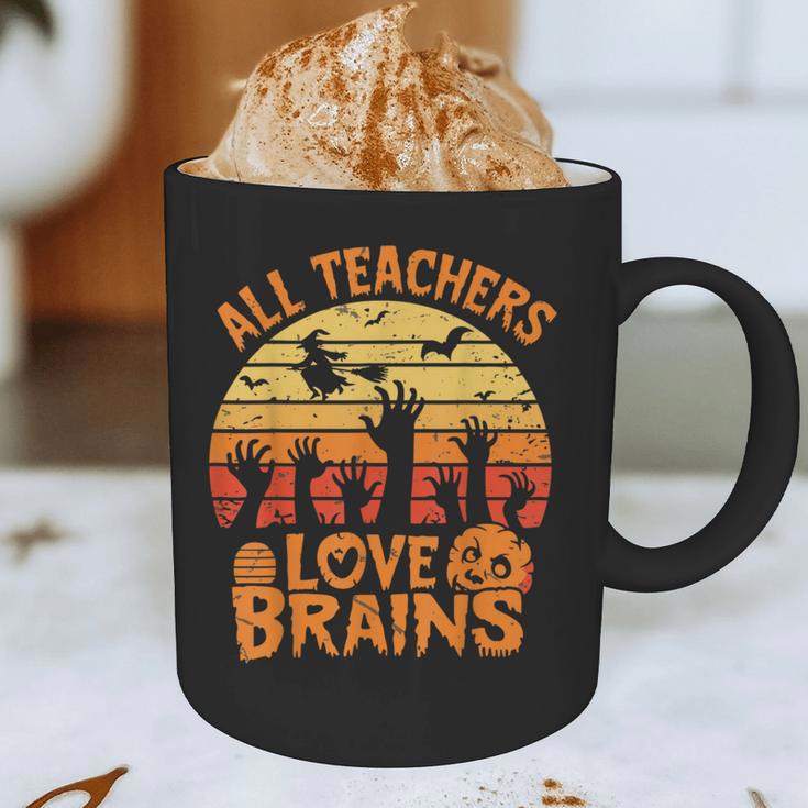 All Teachers Love Brains Teachers Halloween Teacher Graphic Print Coffee Mug, novelty gifts, funny gifts All Teachers Love Brains Teachers Halloween Teacher Graphic Print Coffee Mug, novelty gifts, funny gifts