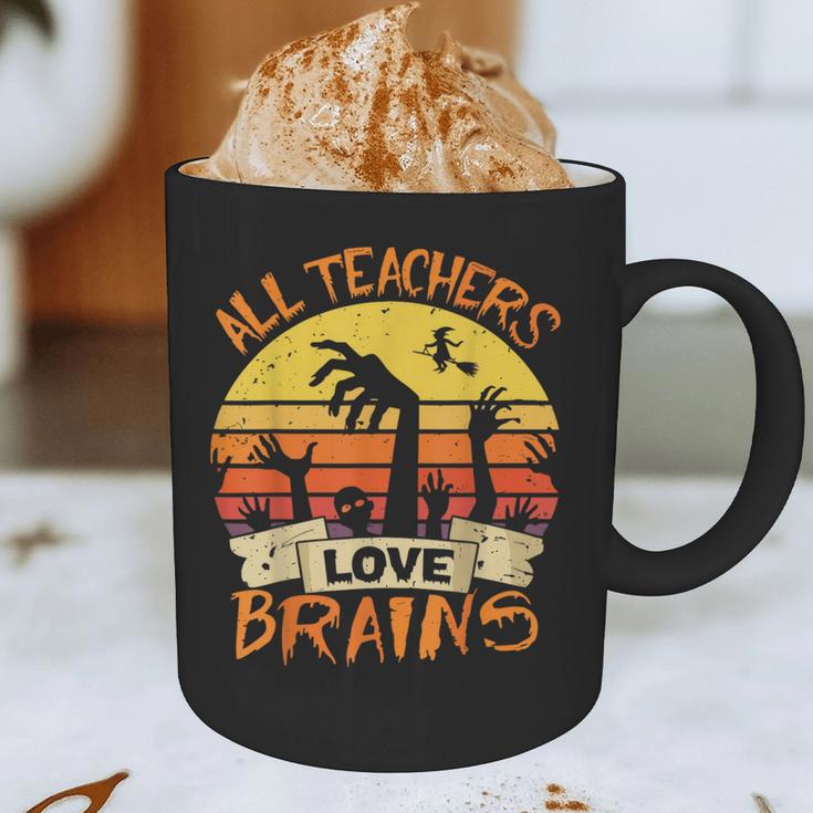 All Teachers Love Brains Shirt Halloween Teachers Graphic Print Coffee Mug, novelty gifts, funny gifts All Teachers Love Brains Shirt Halloween Teachers Graphic Print Coffee Mug, novelty gifts, funny gifts