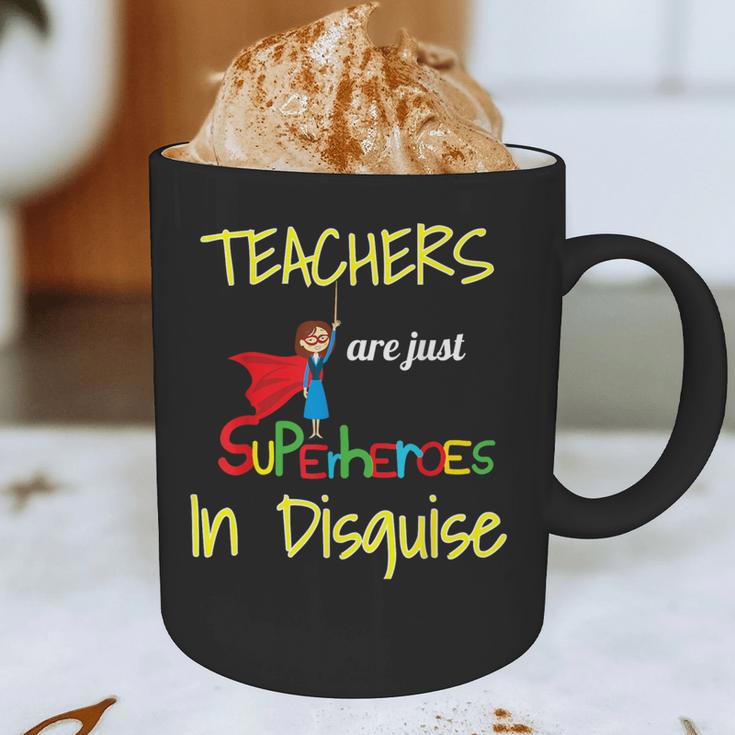 Teachers Are Superheroes First Day School T-Shirt Graphic Print Coffee Mug, novelty gifts, funny gifts