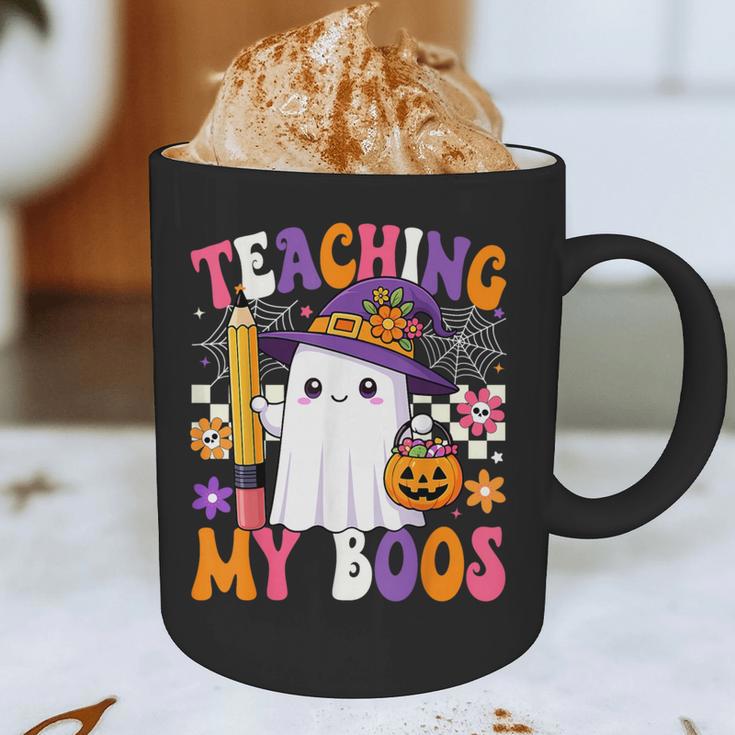 Teaching My Boos Ghost Teacher Cute Pencil Halloween Teacher Graphic Print Coffee Mug, novelty gifts, funny gifts Teaching My Boos Ghost Teacher Cute Pencil Halloween Teacher Graphic Print Coffee Mug, novelty gifts, funny gifts