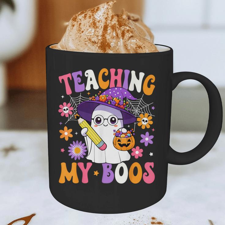 Teaching My Boos Teacher Ghost Teach Halloween Teacher Graphic Print Coffee Mug, novelty gifts, funny gifts Teaching My Boos Teacher Ghost Teach Halloween Teacher Graphic Print Coffee Mug, novelty gifts, funny gifts