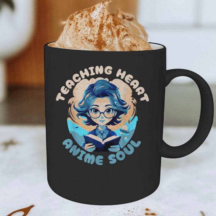 Teaching Heart Anime Soul Teacher Otaku Manga Graphic Print Coffee Mug, novelty gifts, funny gifts Teaching Heart Anime Soul Teacher Otaku Manga Graphic Print Coffee Mug, novelty gifts, funny gifts
