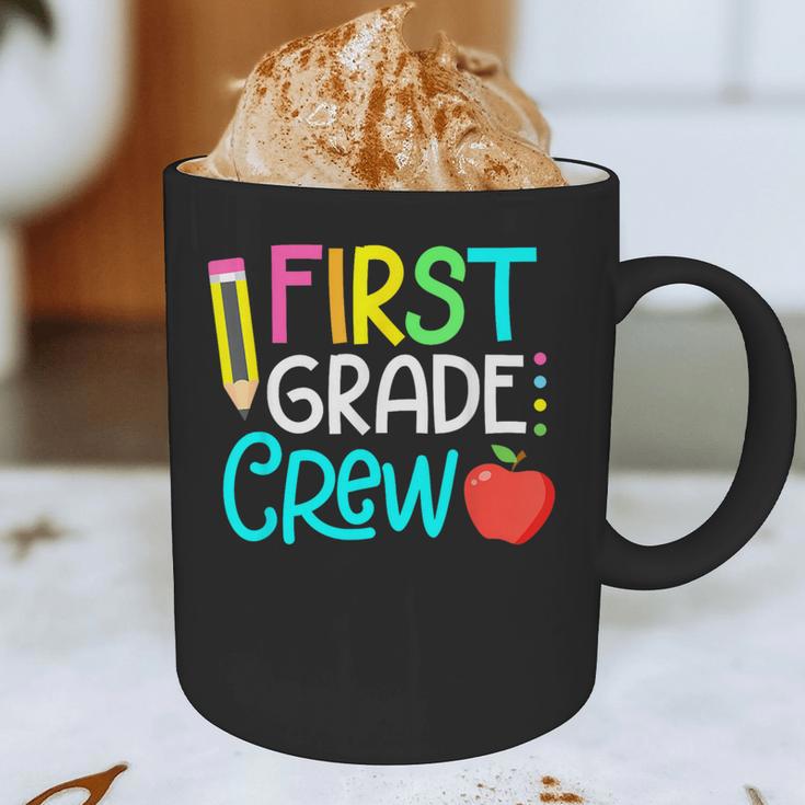 Team 1st Grade Crew Back To School 1st Grade Teacher Kids Graphic Print Coffee Mug, novelty gifts, funny gifts