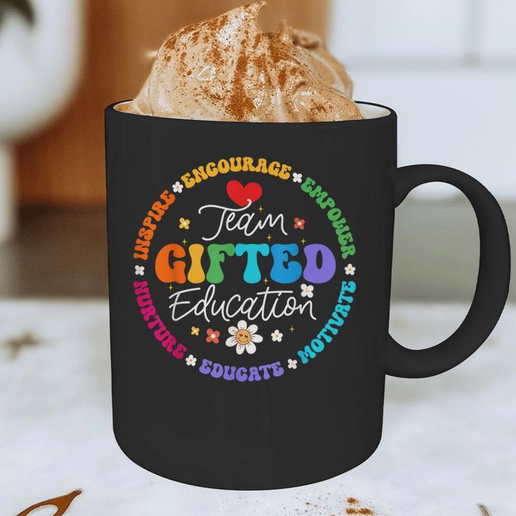 Team Ed Education Teacher Appreciation Back To School Graphic Print Coffee Mug, novelty gifts, funny gifts