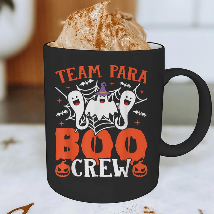 Team Para Boo Crew Halloween Ghost Paraprofessional Teacher Graphic Print Coffee Mug, novelty gifts, funny gifts Team Para Boo Crew Halloween Ghost Paraprofessional Teacher Graphic Print Coffee Mug, novelty gifts, funny gifts