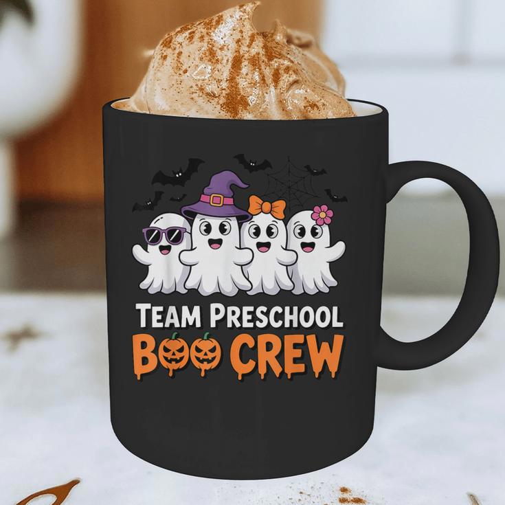 Team Preschool Boo Crew Halloween Teacher Student Costume Graphic Print Coffee Mug, novelty gifts, funny gifts