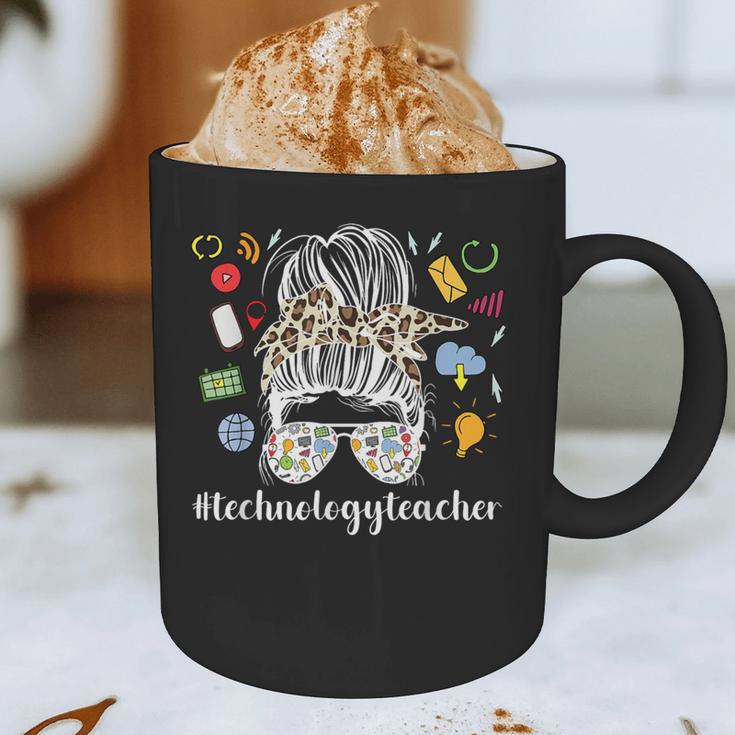 Technology Teacher Messy Bun Technology Teaching Graphic Print Coffee Mug, novelty gifts, funny gifts Technology Teacher Messy Bun Technology Teaching Graphic Print Coffee Mug, novelty gifts, funny gifts