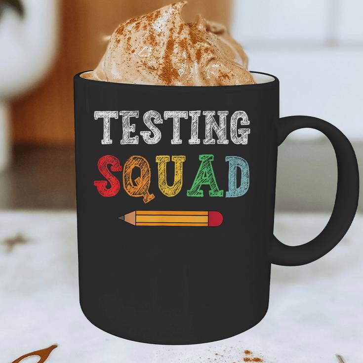 Testing Squad Costume Test Day Teacher Student School Graphic Print Coffee Mug, novelty gifts, funny gifts Testing Squad Costume Test Day Teacher Student School Graphic Print Coffee Mug, novelty gifts, funny gifts