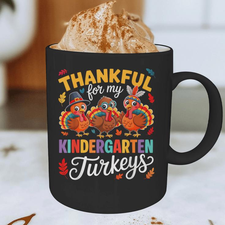 Thankful For My Kindergarten Turkeys Thanksgiving Teacher Graphic Print Coffee Mug, novelty gifts, funny gifts Thankful For My Kindergarten Turkeys Thanksgiving Teacher Graphic Print Coffee Mug, novelty gifts, funny gifts