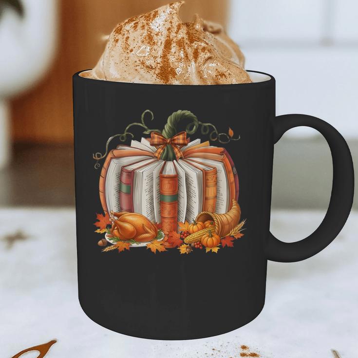 Thanksgiving Book Pumpkin Reading Teachers Fall Lovers Boys Graphic Print Coffee Mug, novelty gifts, funny gifts Thanksgiving Book Pumpkin Reading Teachers Fall Lovers Boys Graphic Print Coffee Mug, novelty gifts, funny gifts