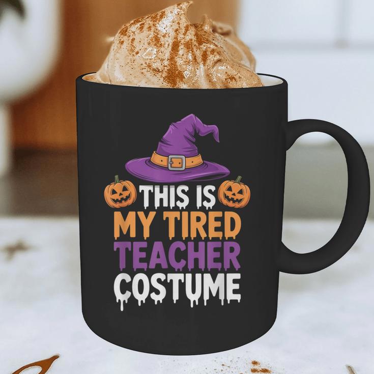 This Is My Tired Teacher Costume Halloween Graphic Print Coffee Mug, novelty gifts, funny gifts This Is My Tired Teacher Costume Halloween Graphic Print Coffee Mug, novelty gifts, funny gifts