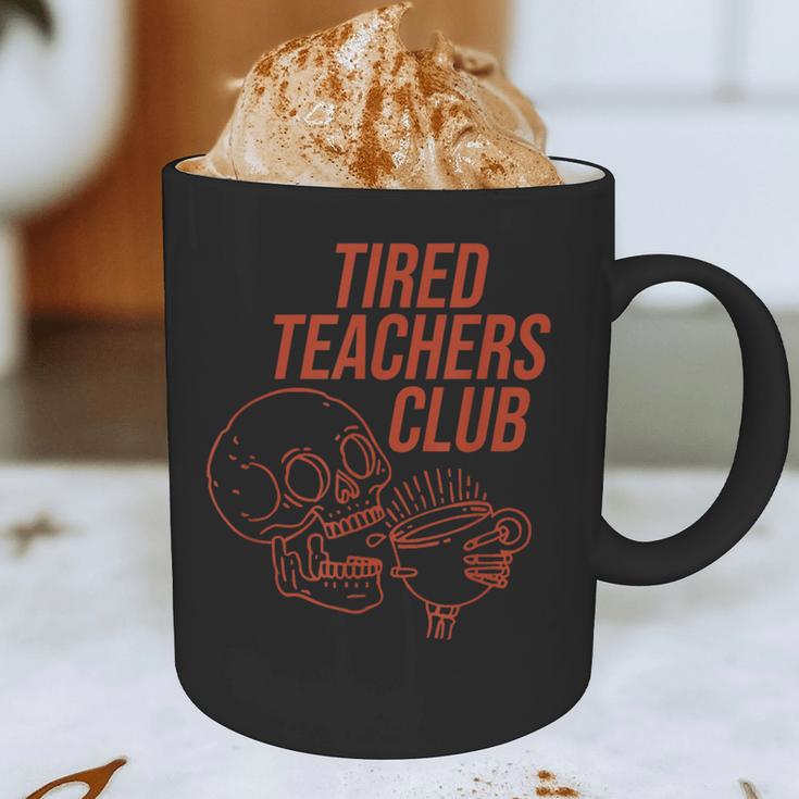 Tired Teachers Club Graphic Print Coffee Mug, novelty gifts, funny gifts Tired Teachers Club Graphic Print Coffee Mug, novelty gifts, funny gifts