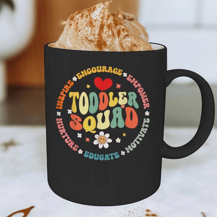 Toddler Squad Pre-K Teacher Pre School Back To School Graphic Print Coffee Mug, novelty gifts, funny gifts Toddler Squad Pre-K Teacher Pre School Back To School Graphic Print Coffee Mug, novelty gifts, funny gifts
