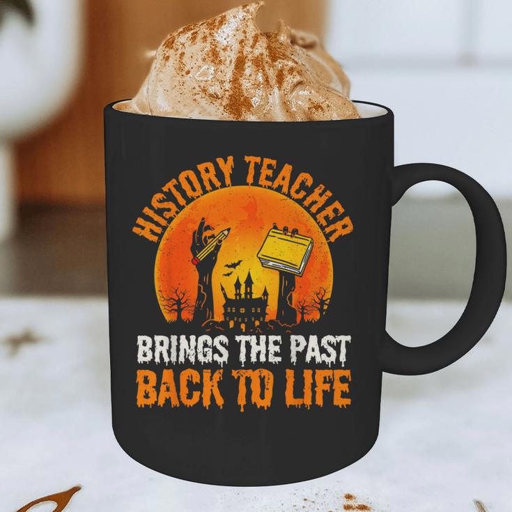 History Teacher Brings Past Back To Life Halloween Zombie Graphic Print Coffee Mug, novelty gifts, funny gifts History Teacher Brings Past Back To Life Halloween Zombie Graphic Print Coffee Mug, novelty gifts, funny gifts