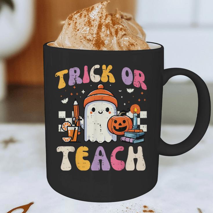 Trick Or Teach Ghost Teacher School Halloween Men Women Graphic Print Coffee Mug, novelty gifts, funny gifts Trick Or Teach Ghost Teacher School Halloween Men Women Graphic Print Coffee Mug, novelty gifts, funny gifts