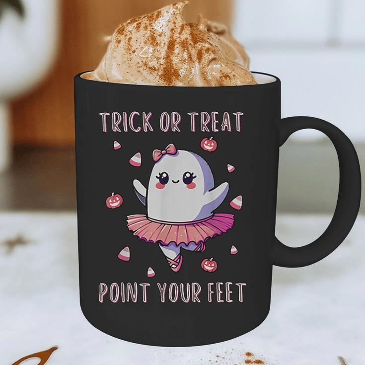 Trick Or Treat Point Your Feet Halloween Ghost Dance Teacher Graphic Print Coffee Mug, novelty gifts, funny gifts Trick Or Treat Point Your Feet Halloween Ghost Dance Teacher Graphic Print Coffee Mug, novelty gifts, funny gifts