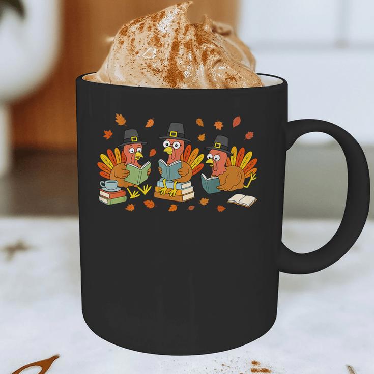 Turkey Reading Books Fall Thanksgiving Teacher Student Graphic Print Coffee Mug, novelty gifts, funny gifts Turkey Reading Books Fall Thanksgiving Teacher Student Graphic Print Coffee Mug, novelty gifts, funny gifts