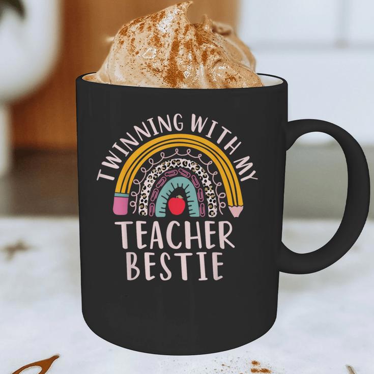 Twinning With My Teacher Bestie Spirit Week Girls Day Kids Graphic Print Coffee Mug, novelty gifts, funny gifts Twinning With My Teacher Bestie Spirit Week Girls Day Kids Graphic Print Coffee Mug, novelty gifts, funny gifts