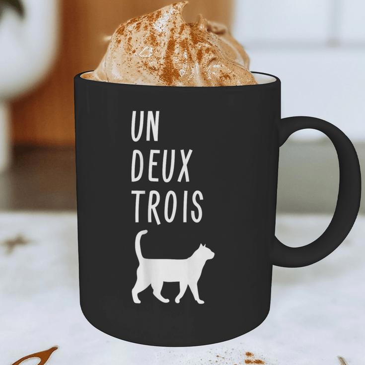 Un Deux Trois Cat Shirt French Teacher Graphic Print Coffee Mug, novelty gifts, funny gifts Un Deux Trois Cat Shirt French Teacher Graphic Print Coffee Mug, novelty gifts, funny gifts