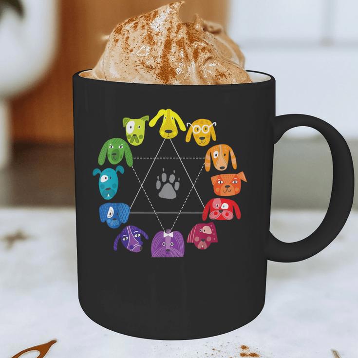 Unique For Artists By ADS Color Wheel Educational Art Teacher Dog Themed Artist Small Graphic Print Coffee Mug, novelty gifts, funny gifts Unique For Artists By ADS Color Wheel Educational Art Teacher Dog Themed Artist Small Graphic Print Coffee Mug, novelty gifts, funny gifts