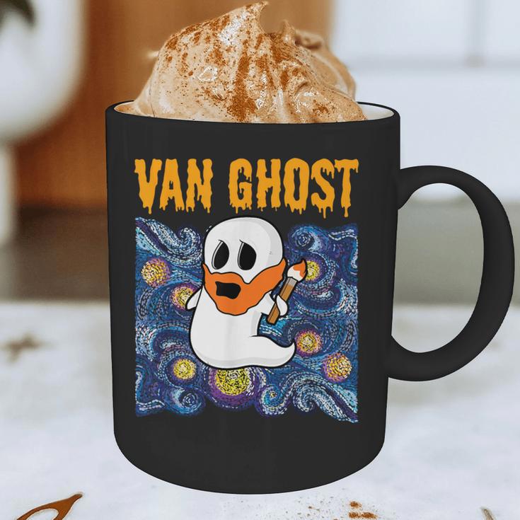 Van Ghost Art Teacher Halloween Van Gogh Starry Night Graphic Print Coffee Mug, novelty gifts, funny gifts Van Ghost Art Teacher Halloween Van Gogh Starry Night Graphic Print Coffee Mug, novelty gifts, funny gifts