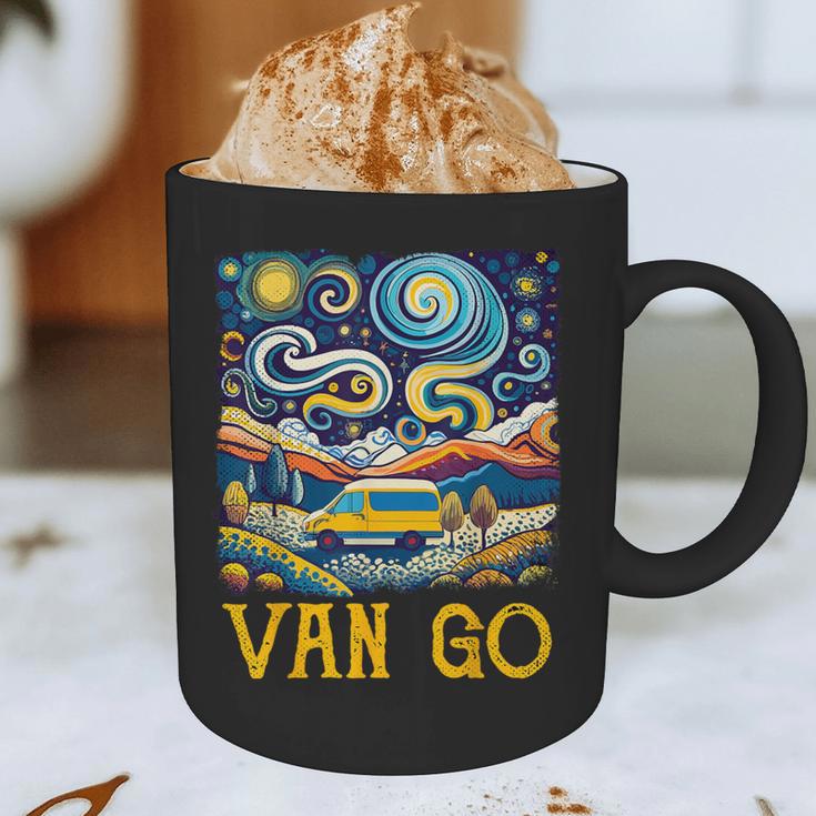 Van Go Vanlife Accessories Artist Art Teacher Graphic Print Coffee Mug, novelty gifts, funny gifts